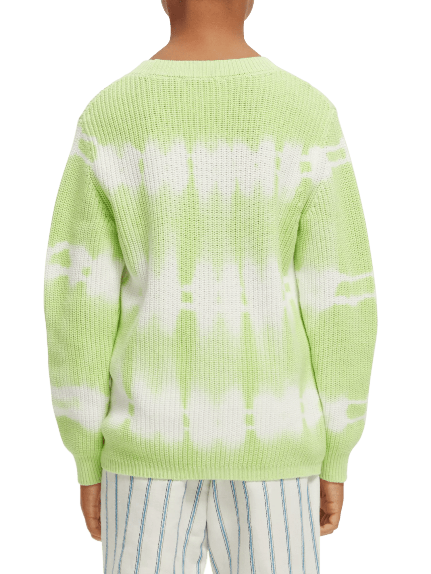 Scotch & Soda Tie-dyed washing crewneck pullover in Organic Cotton NHD-BCK