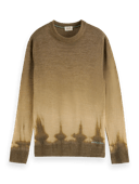 Scotch & Soda Tie-dyed wool-blend crewneck pullover NHD-CRP