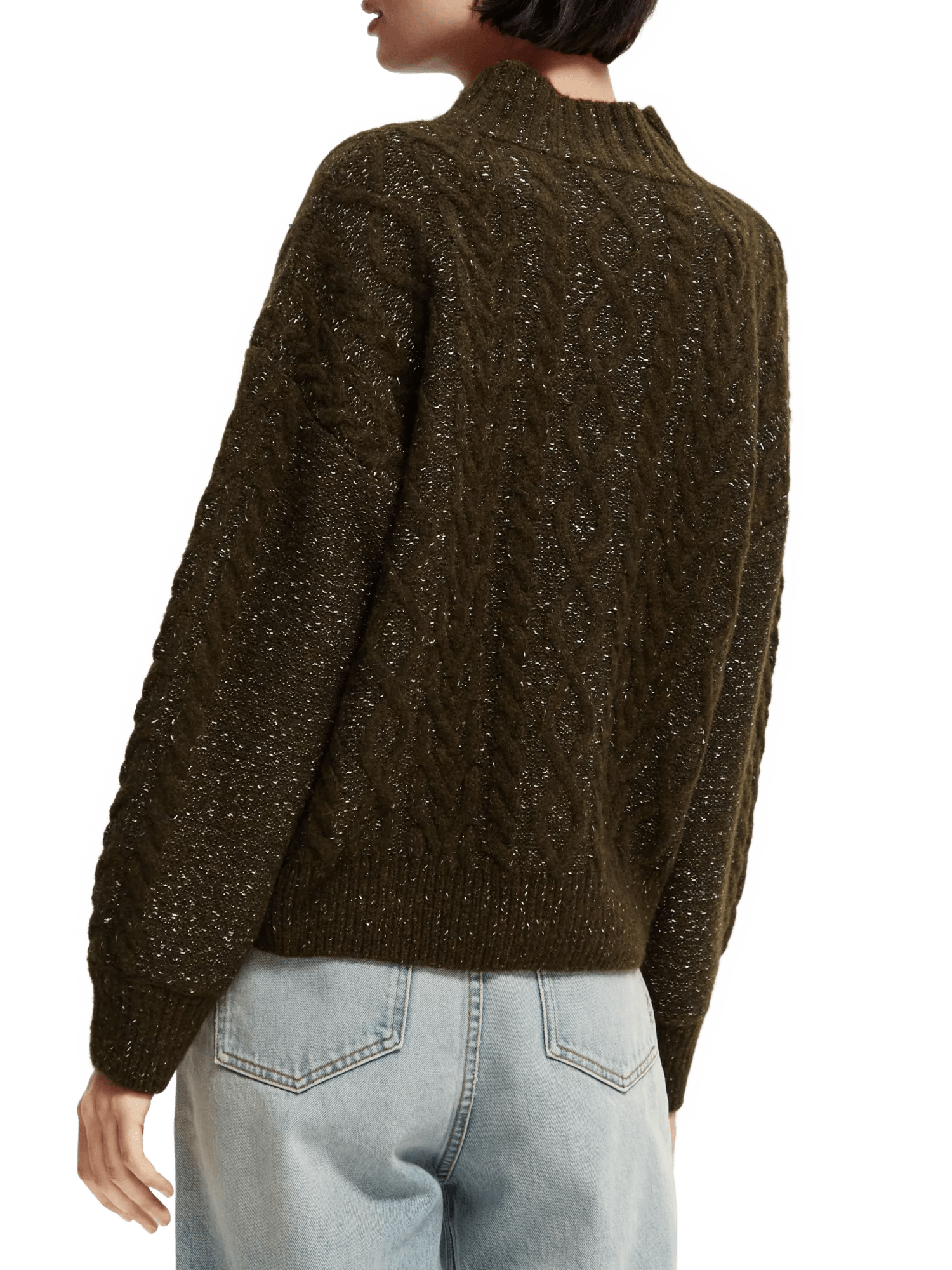 Scotch & Soda Wool-blended knitted turtleneck sweater NHD-BCK