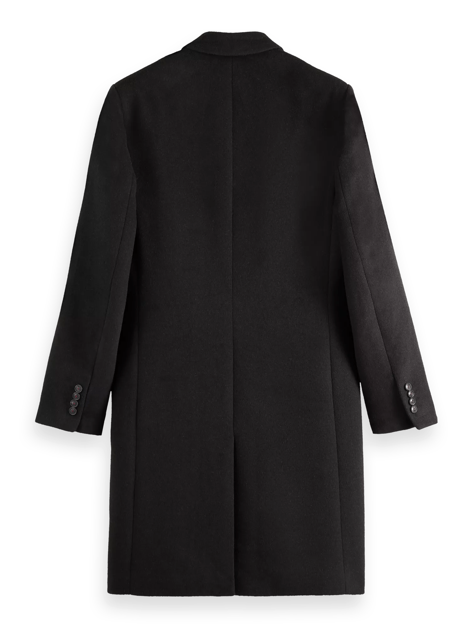 Scotch & Soda Classic wool-blend overcoat BCK