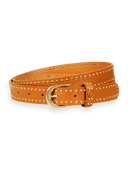 Scotch & Soda Studded leather belt NHD-CRP