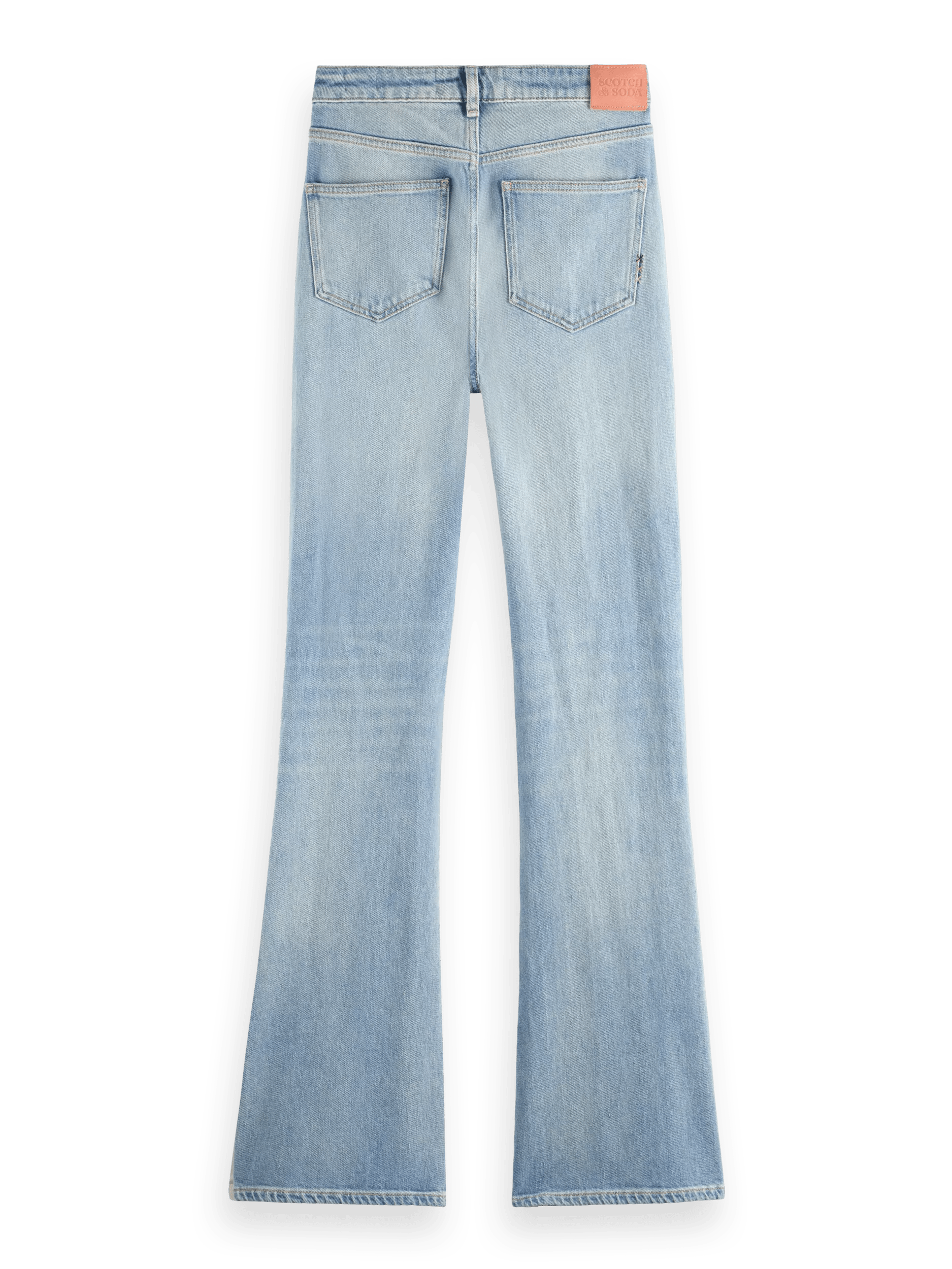 Scotch & Soda The Charm high-rise flared jeans BCK