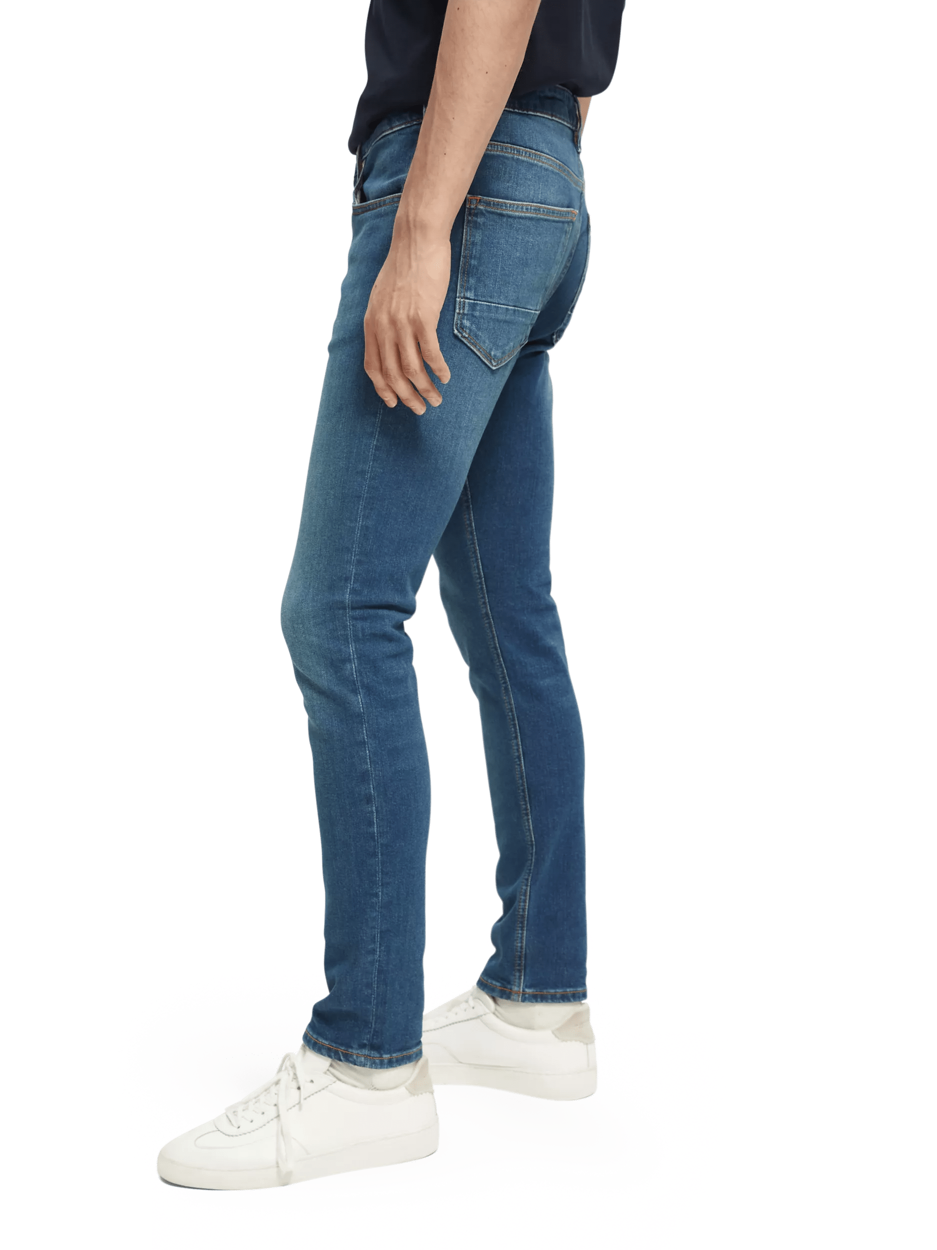 Scotch & Soda The Skim skinny jeans van biologisch katoen - Classic blue FIT-SDE