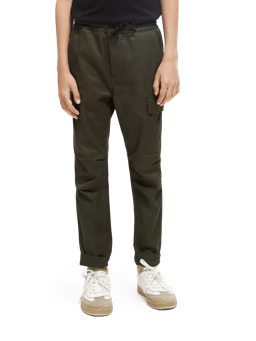 Scotch & Soda Loose tapered-fit organic cotton cargo trousers NHD-CRP