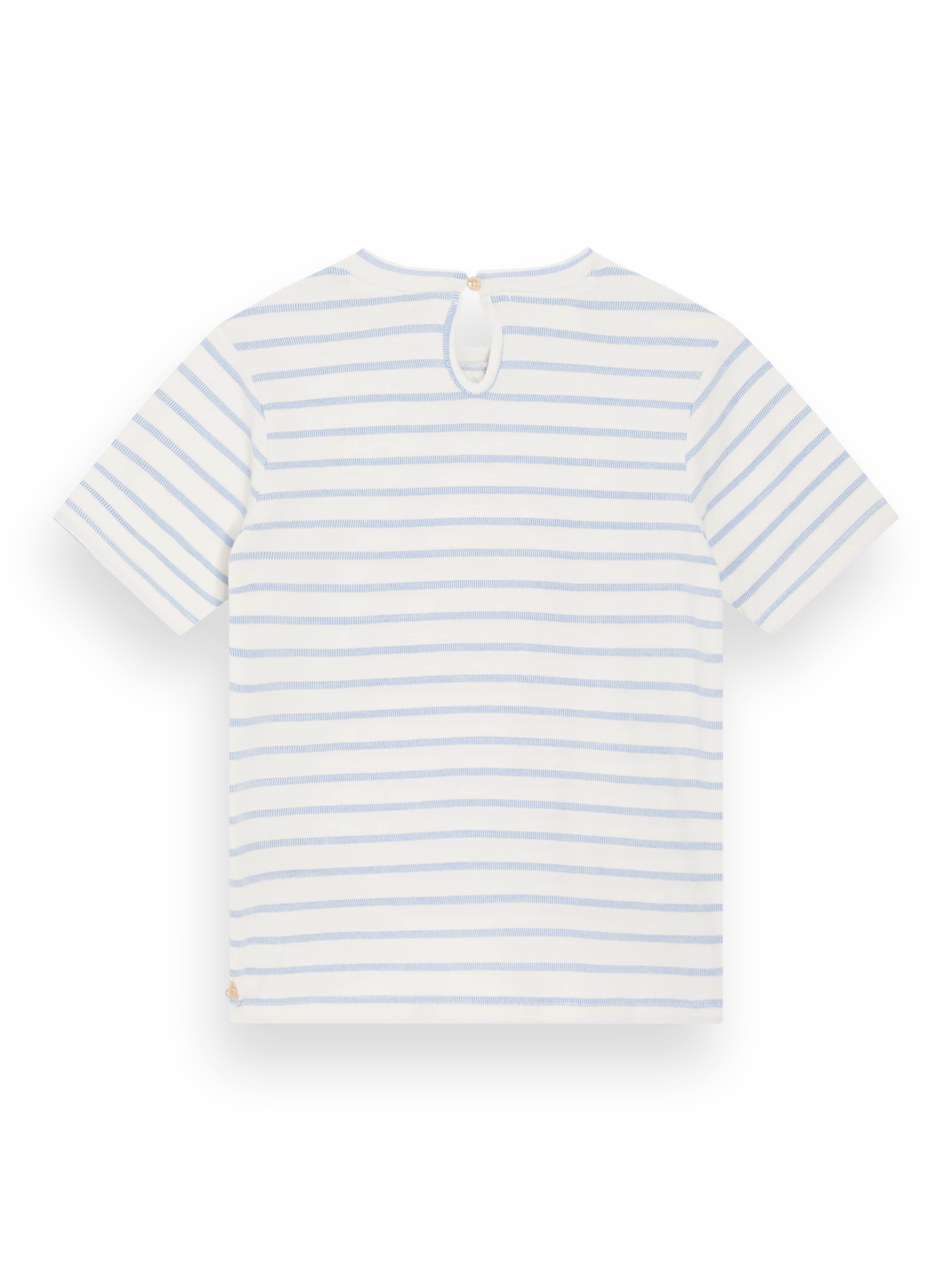 Scotch & Soda T-Shirt mit entspannter Passform und Knotendetail BCK