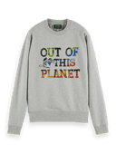 Scotch & Soda Garment-dyed graphic crewneck sweatshirt FNT