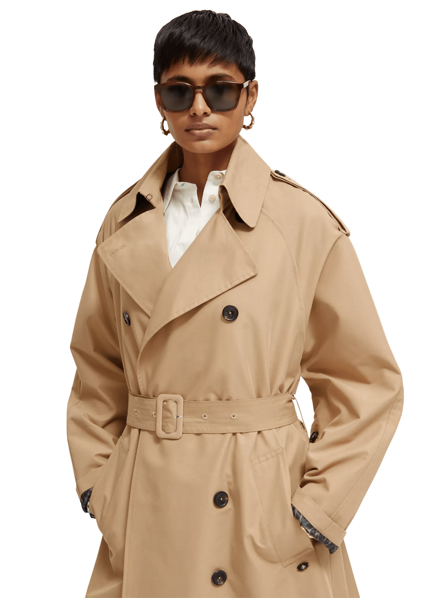 Scotch & Soda Trench classique oversize MDL-DTL1