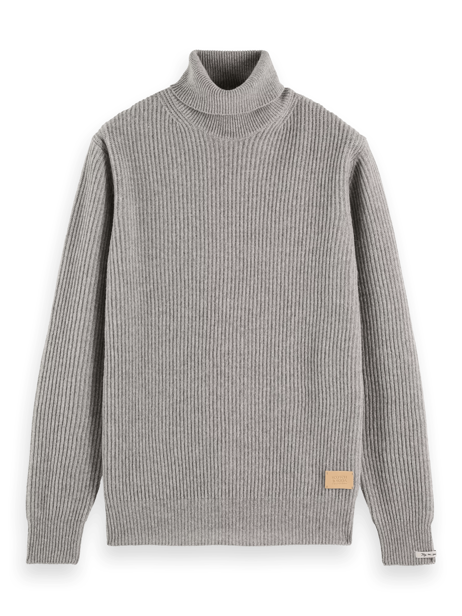 Rib Knit Wool & Cashmere Sweater