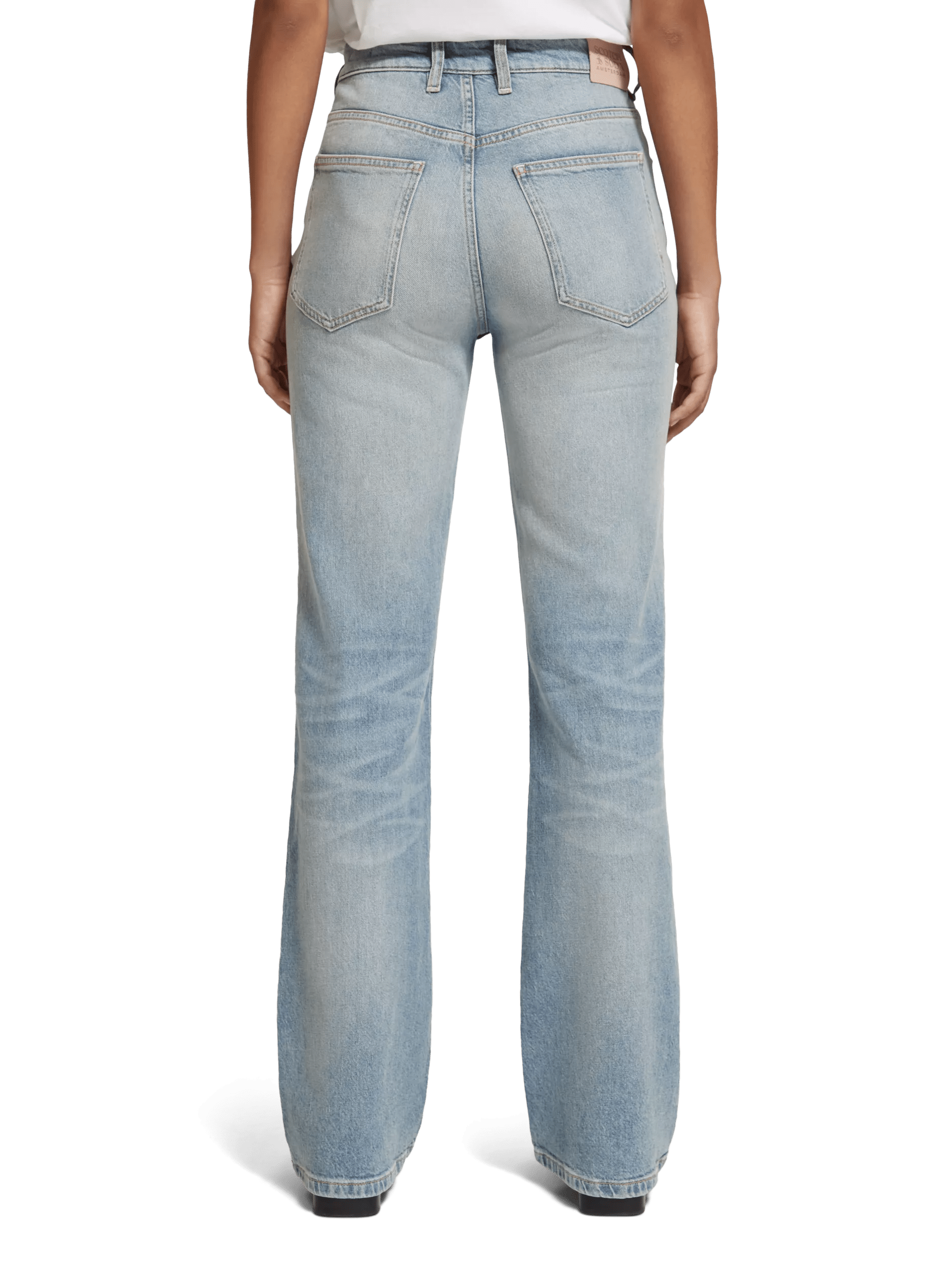 Scotch & Soda Die Glow Bootcut-Jeans mit hohem Bund FIT-BCK