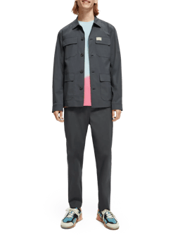Scotch & Soda Lightweight poplin army jacket NHD-FNT