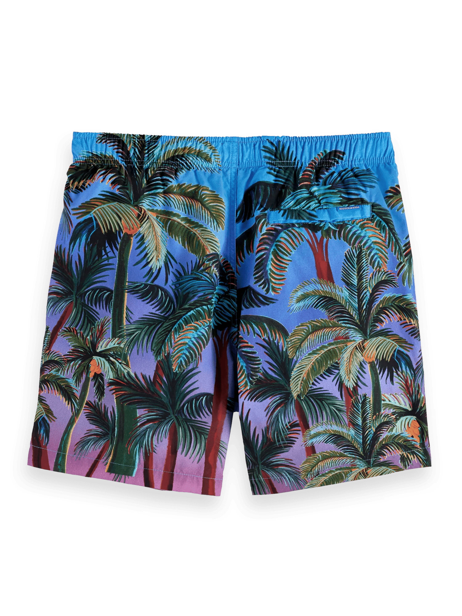 Scotch & Soda Mid length - Placement Printed swimshort BCK