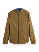 Scotch & Soda Slim fit embroidered Oxford shirt NHD-CRP
