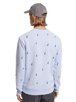 Scotch & Soda Regular fit embroidered sweatshirt MDL-BCK