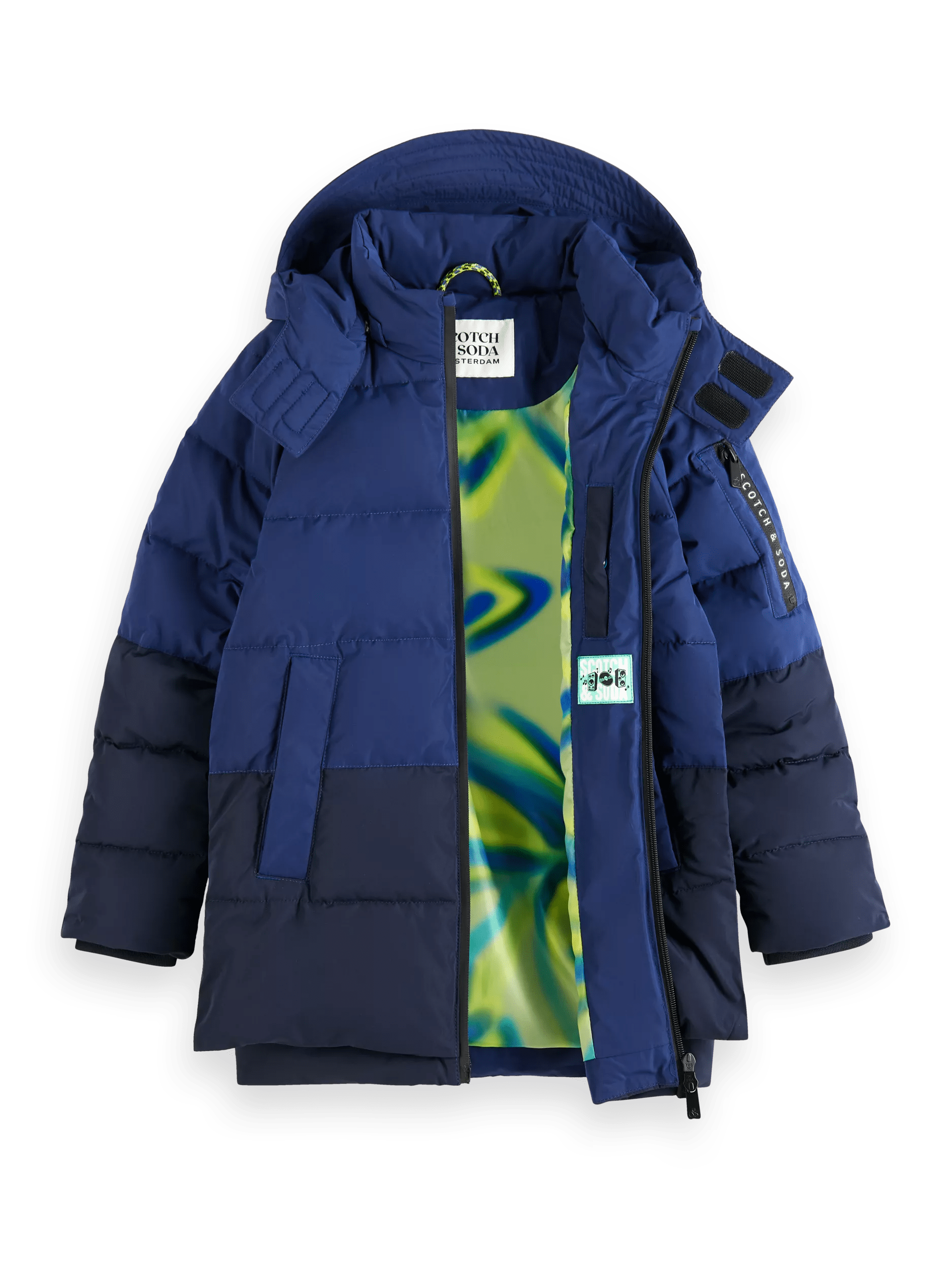 Scotch & Soda Mid-length water repellent padded jacket DTL2