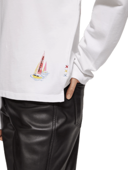 Scotch & Soda Sweatshirt met raglanmouwen en artwork MDL-DTL1