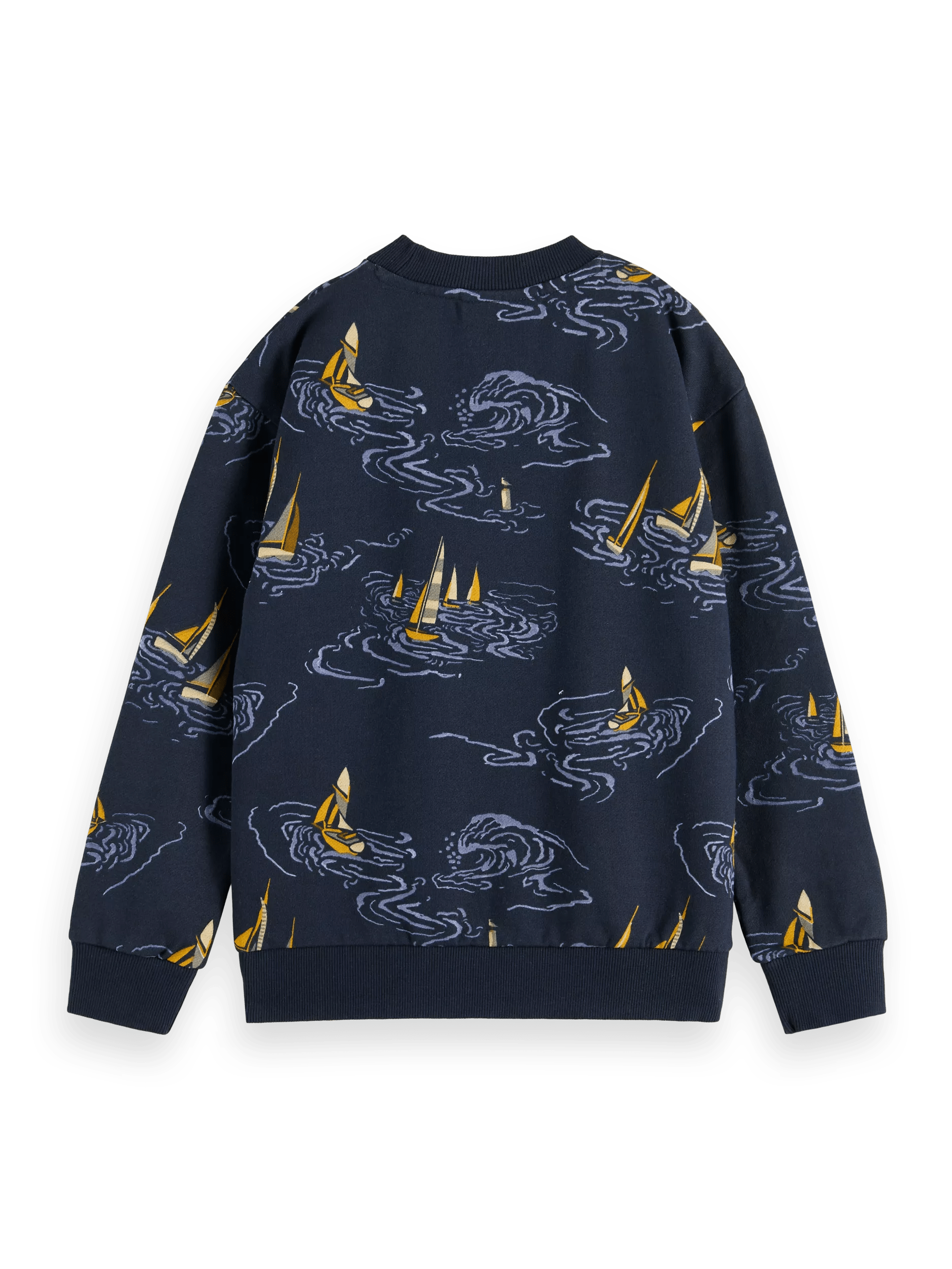 Scotch & Soda Relaxed fit printed sweatshirt BCK