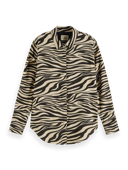 Scotch & Soda Relaxed fit animal print shirt MDL-CRP
