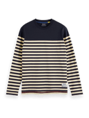 Scotch & Soda Breton stripe long-sleeved T-shirt MDL-CRP
