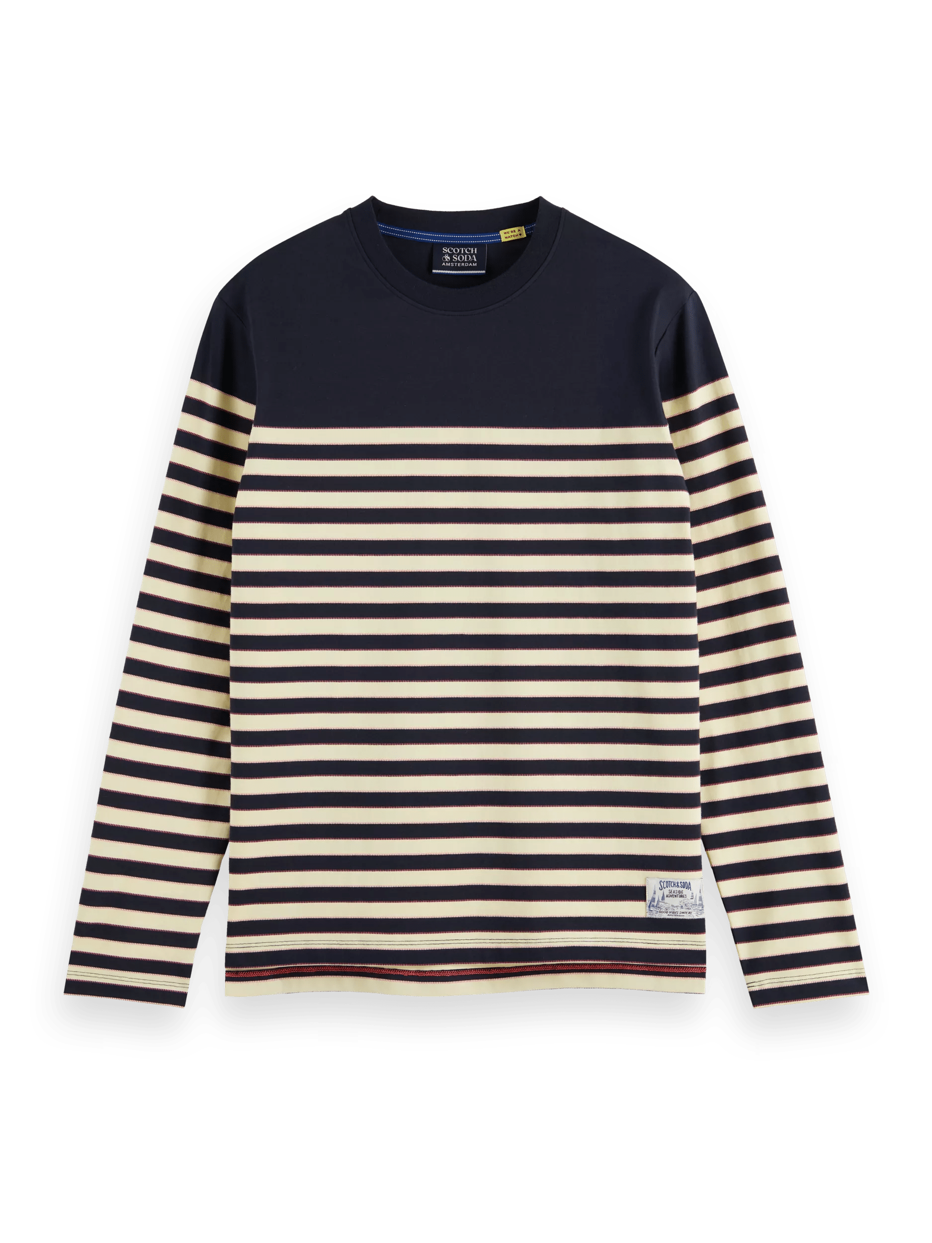 Scotch & Soda Breton stripe long-sleeved T-shirt FNT