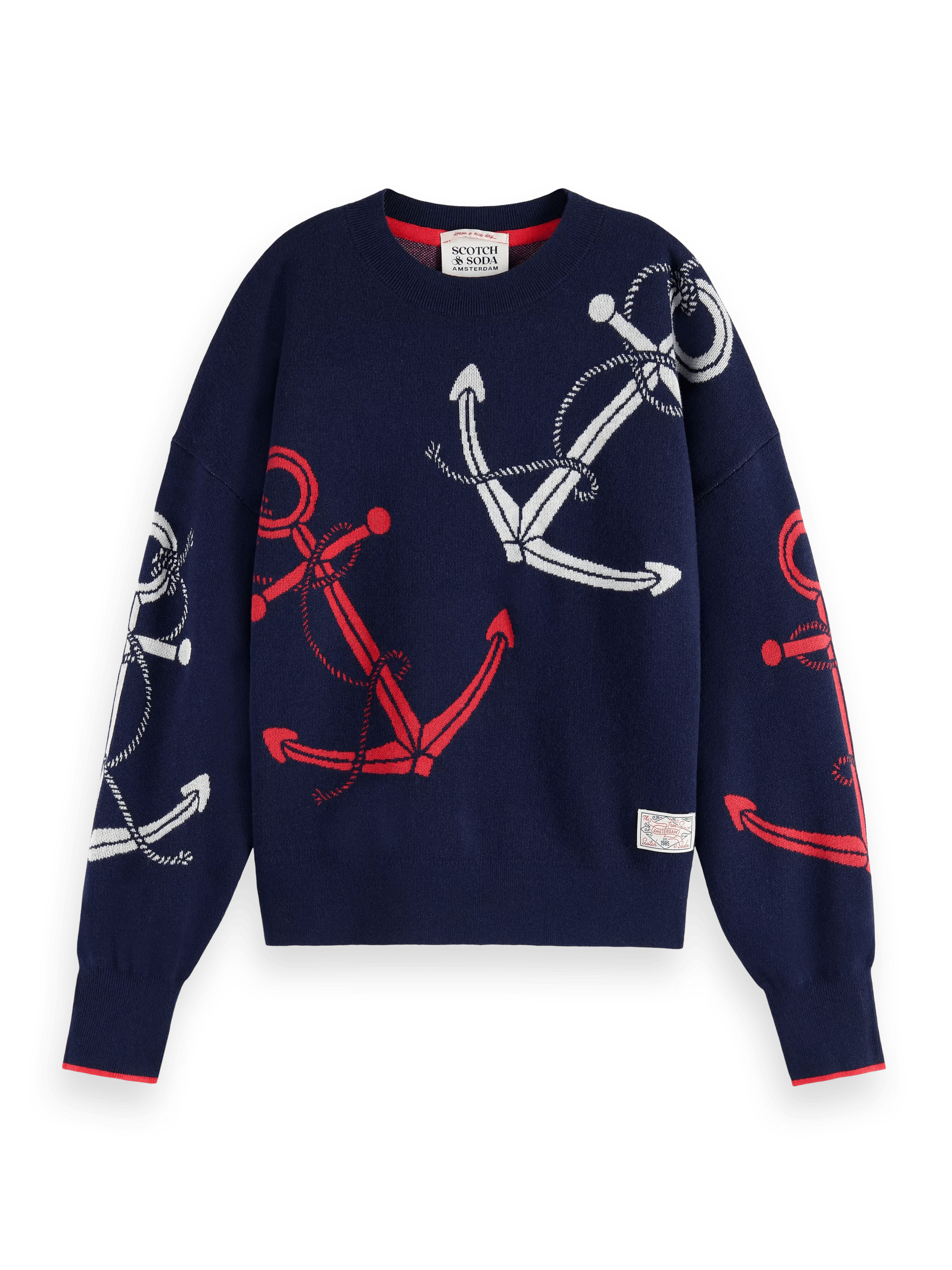 Scotch & Soda Graphic pullover sweater FNT