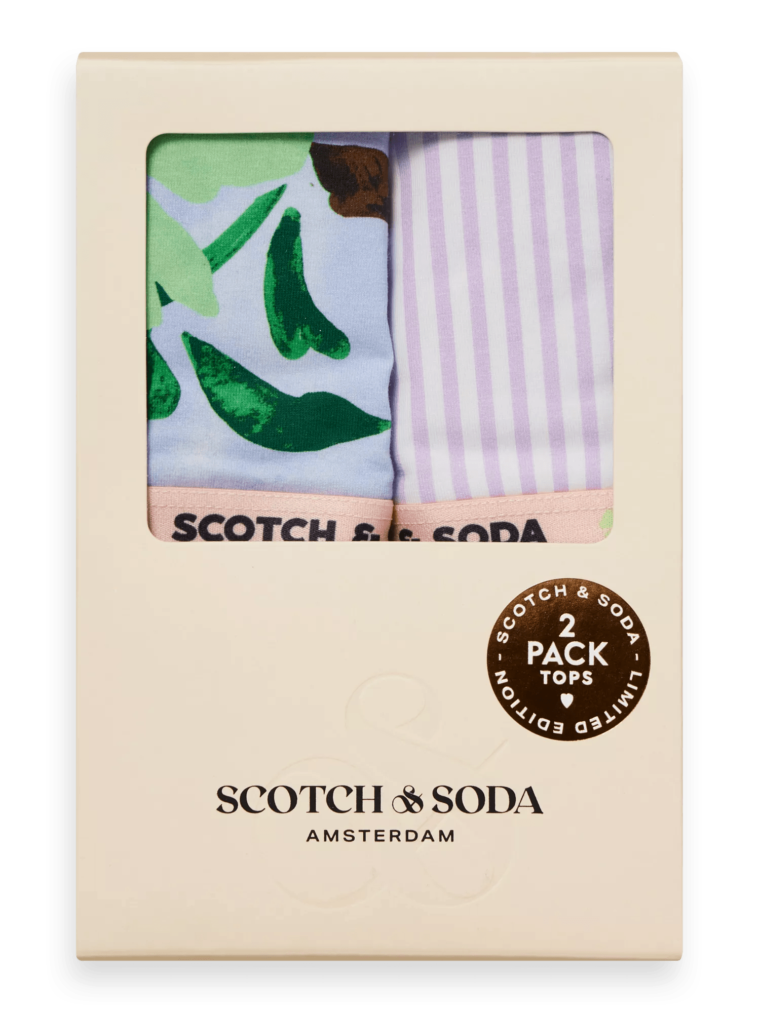 Scotch & Soda 2-Pack bralette top DTL1