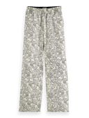 Scotch & Soda Gia mid-rise elastische broek met wijde pijpen NHD-CRP