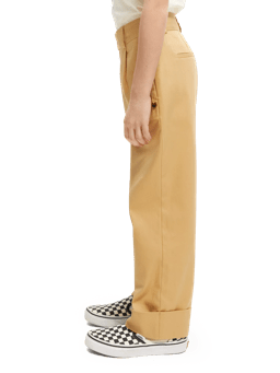 Scotch & Soda High-Rise Hose mit geradem Bein aus Bio-Baumwolle NHD-SDE
