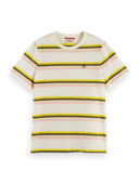 Scotch & Soda Cotton In Conversion multi-stripe regular fit T-shirt FNT