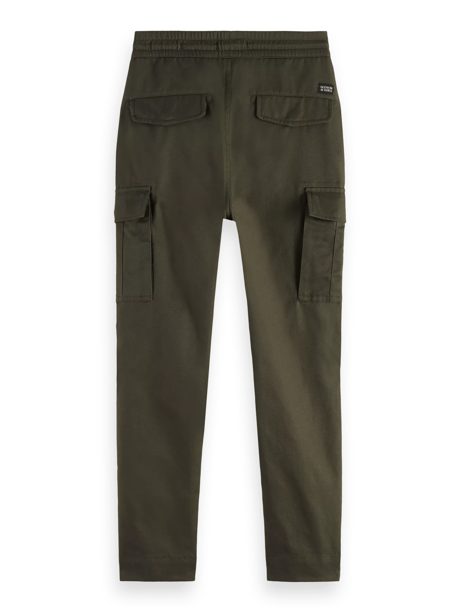 Scotch & Soda Loose tapered-fit organic cotton cargo trousers BCK