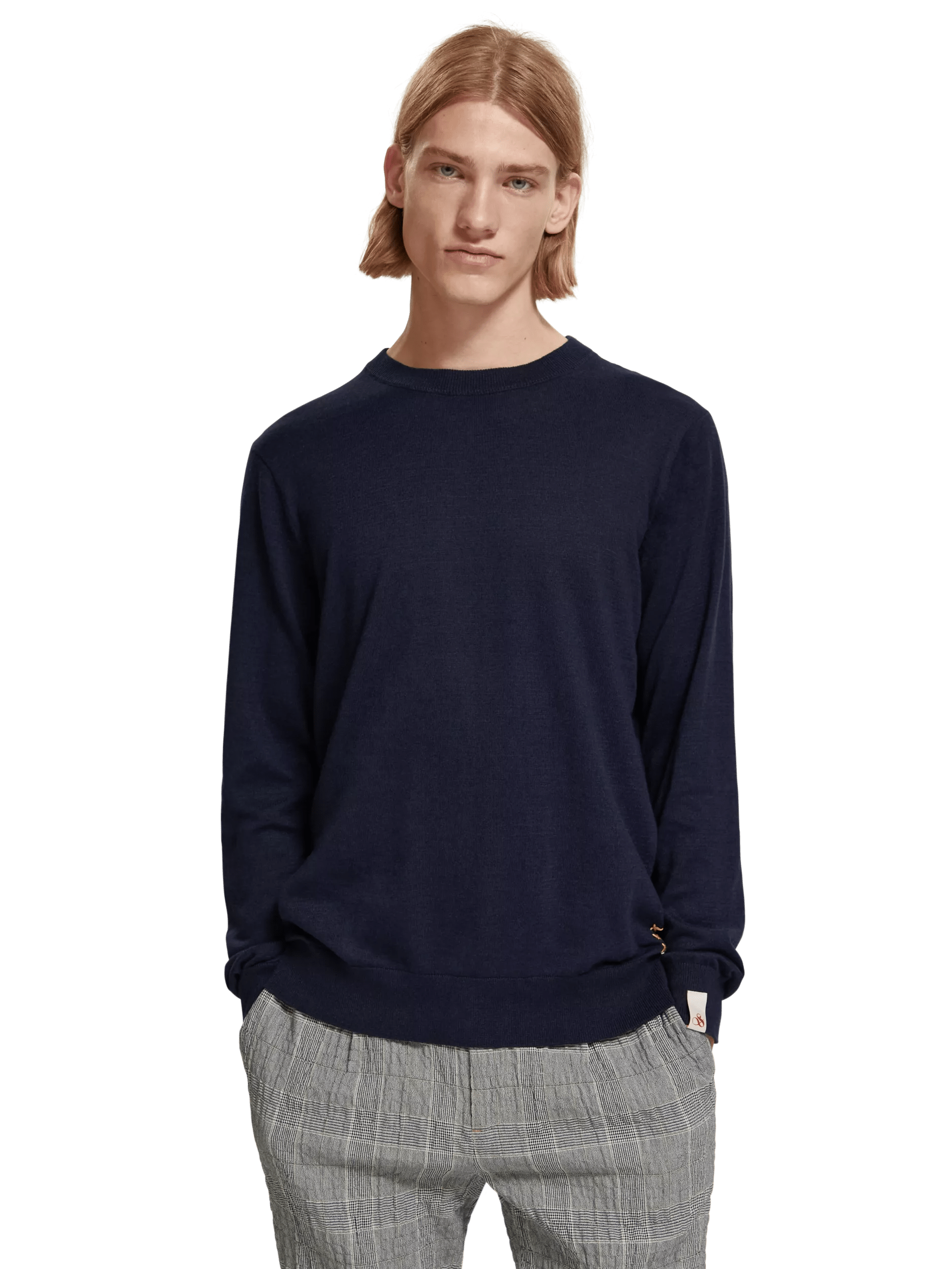 Scotch & Soda Linen-blended pullover sweater MDL-CRP