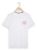 Scotch & Soda T-shirt met normale pasvorm MDL-CRP
