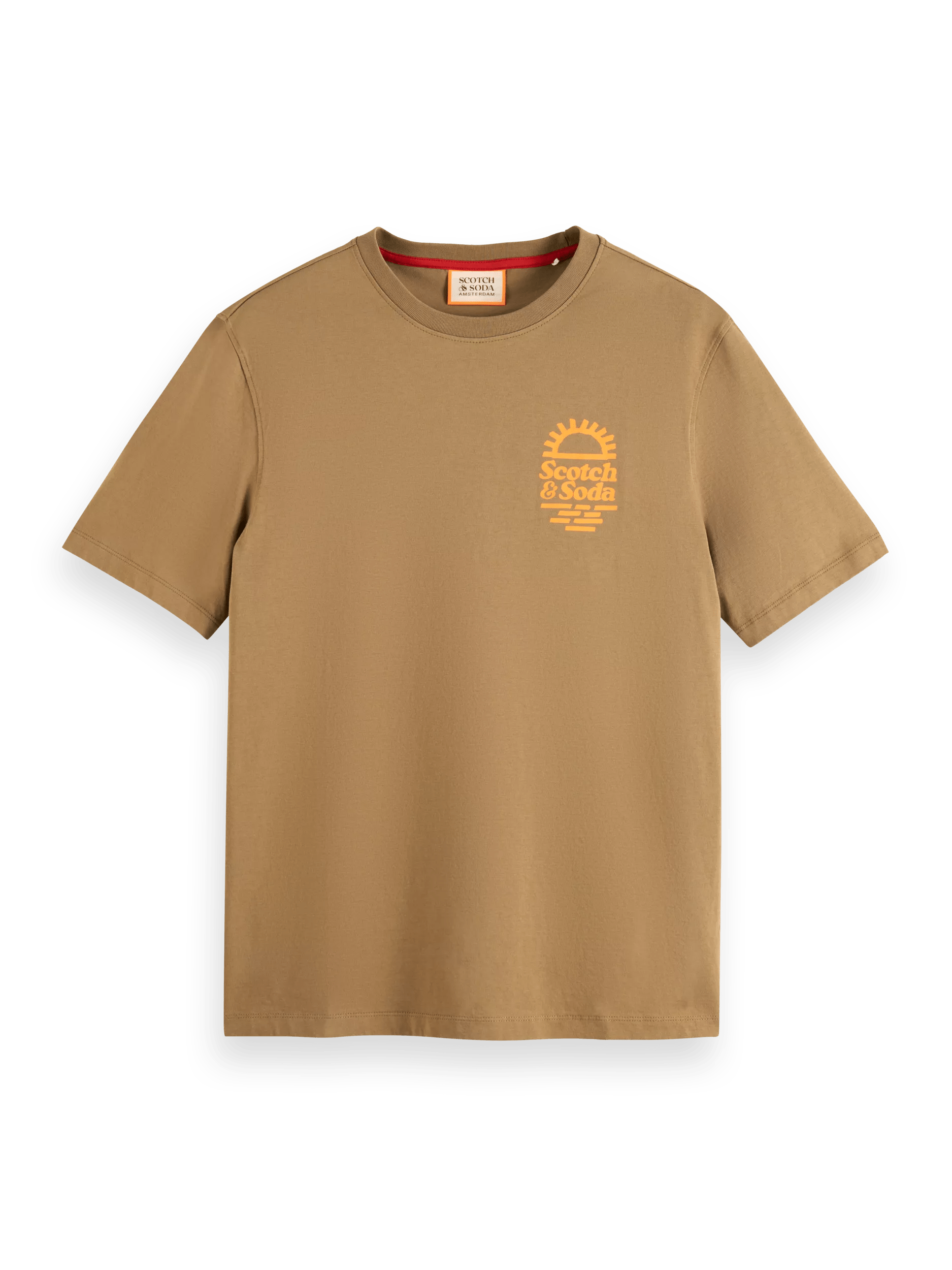 Scotch & Soda Grafik-T-Shirt mit normaler Passform FNT
