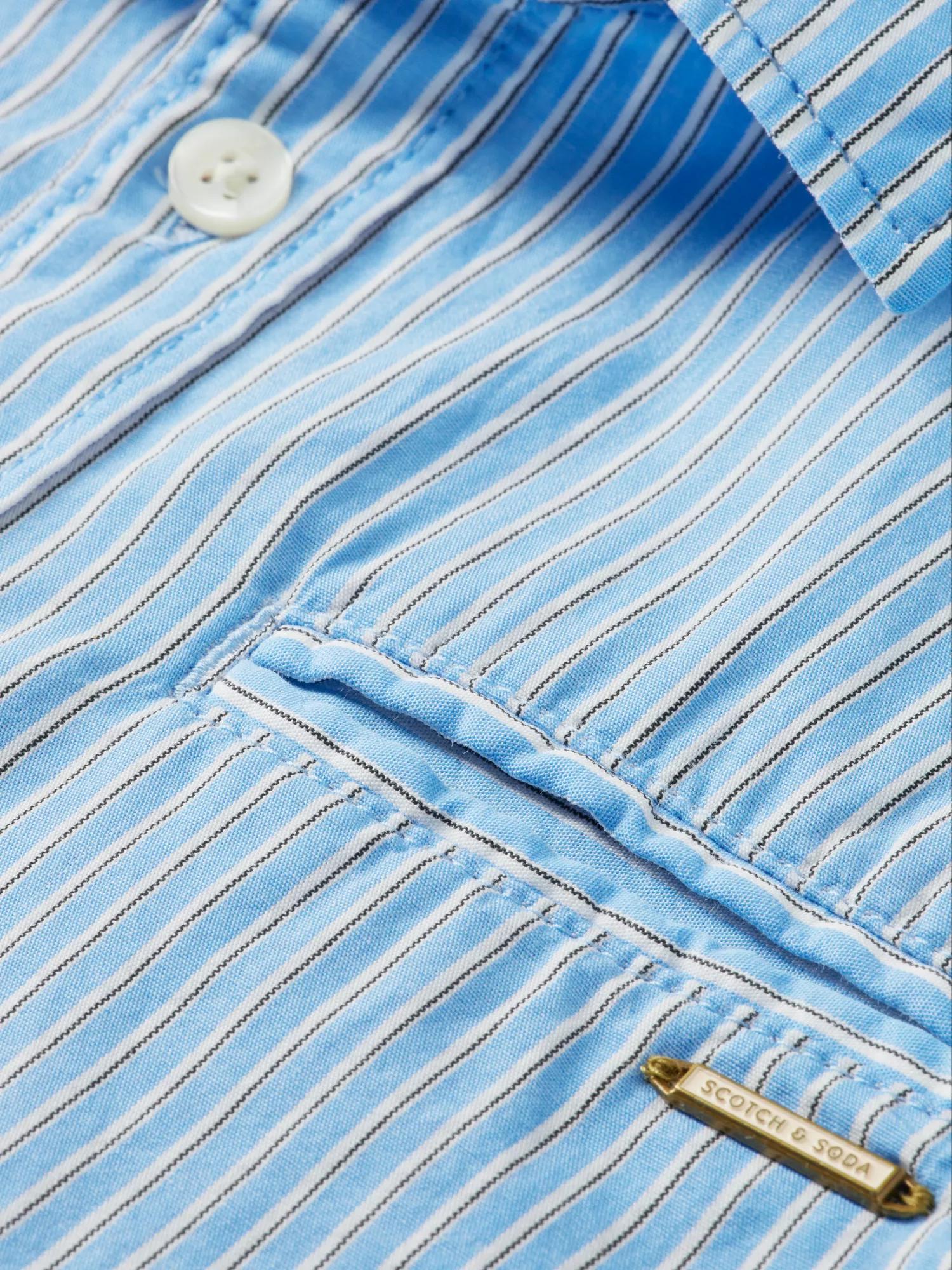 Scotch & Soda Classic striped long-sleeved shirt in Org. Cotton DTL6