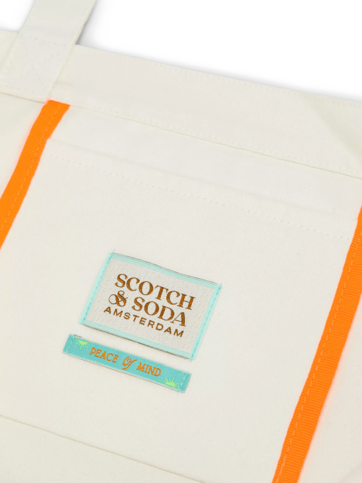 Scotch & Soda Canvas artwork tote bag DTL3