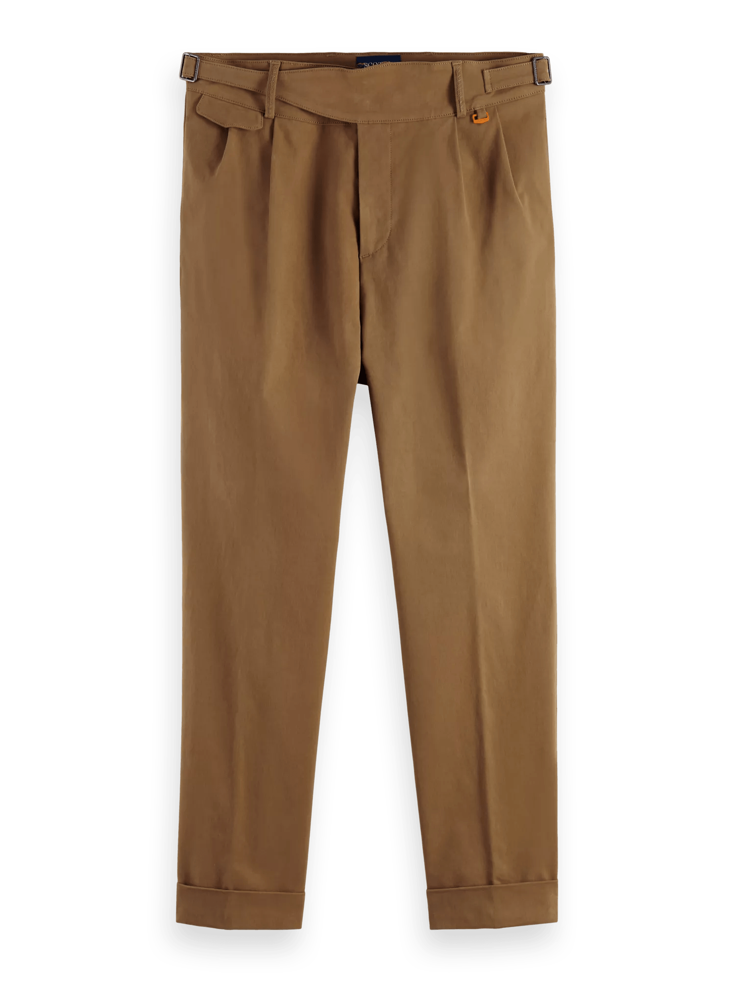Scotch & Soda Pantalon en coton à pinces avec détail à la taille FNT