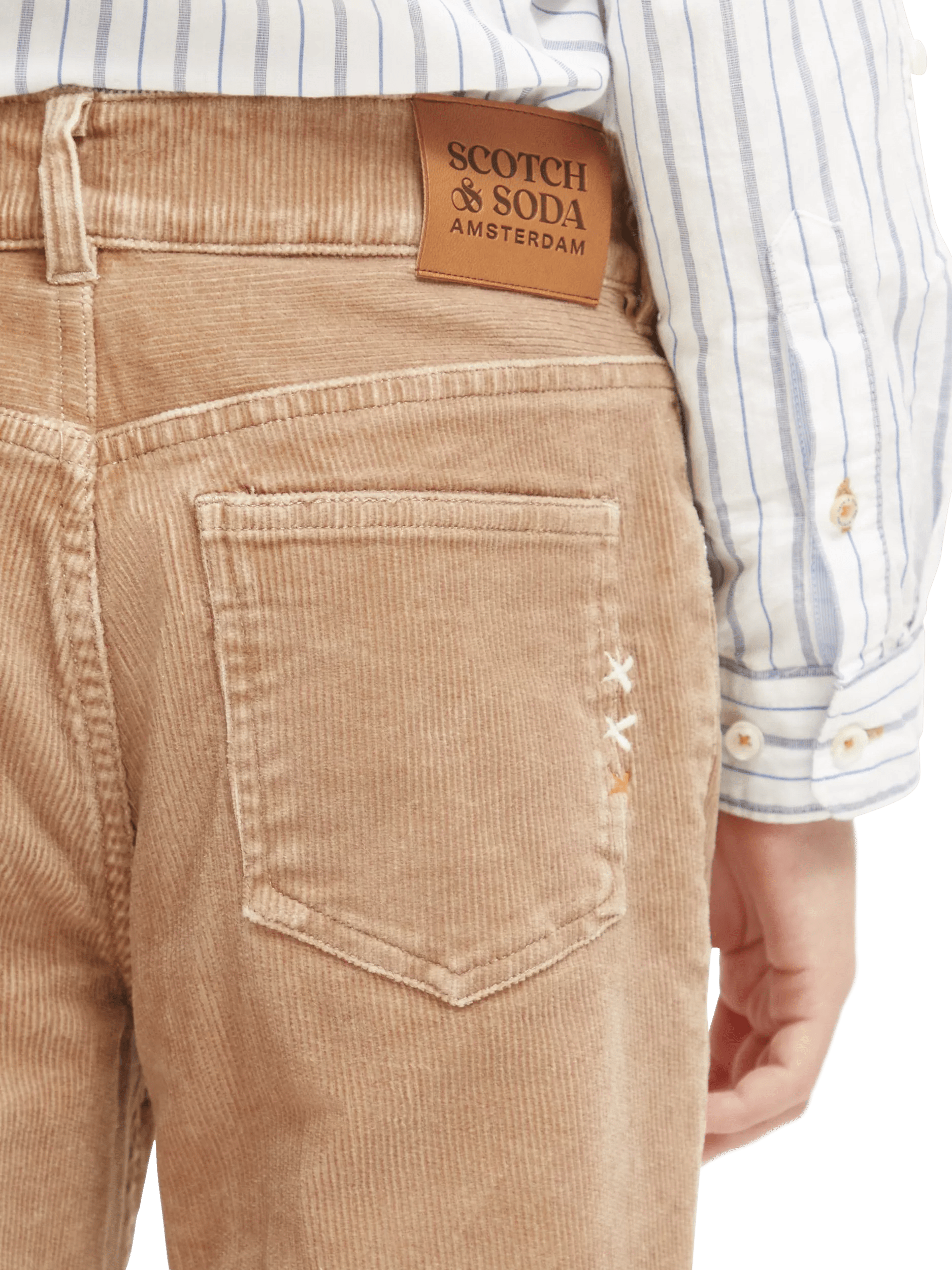 Scotch & Soda Dean loose tapered jeans in corduroy colours MDL-DTL3