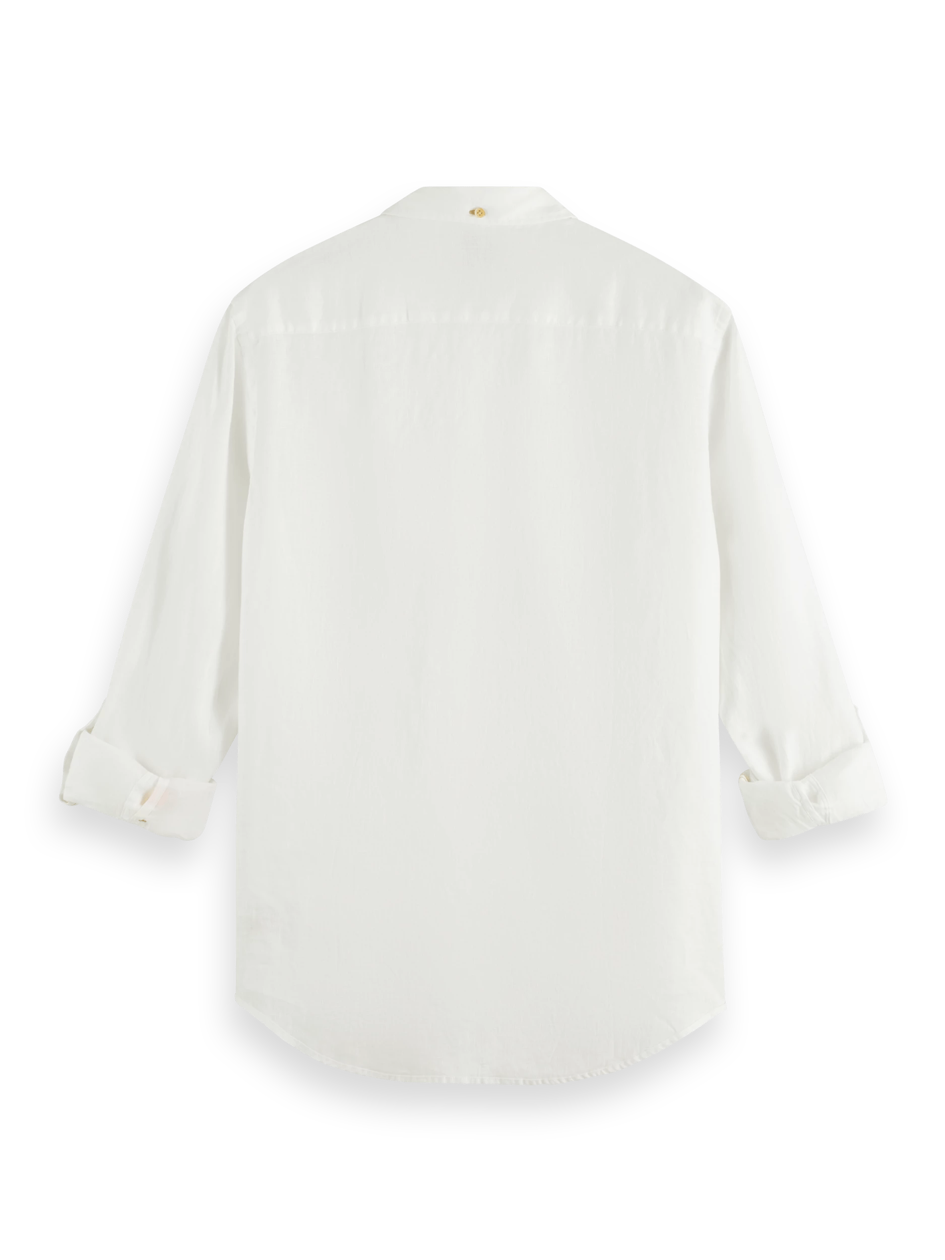 Scotch & Soda Linen shirt with sleeve adjustments BCK