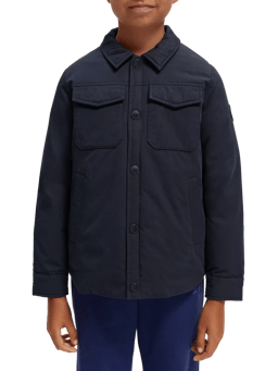 Scotch & Soda Padded cotton nylon blend shirt jacket NHD-CRP