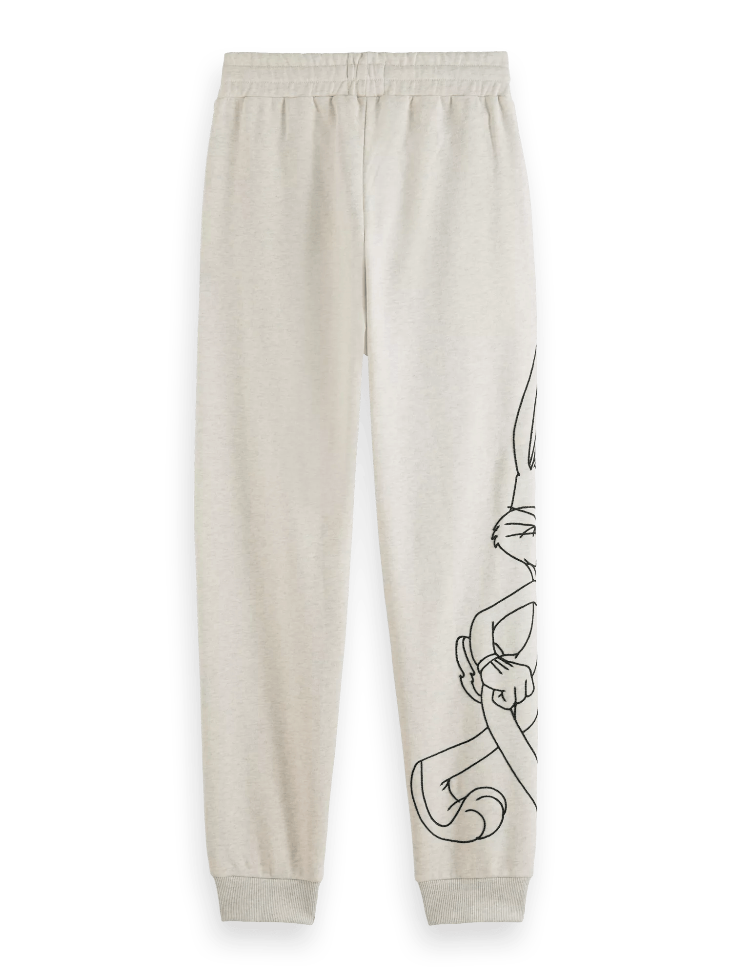 Scotch & Soda Bugs Bunny - Sweatpants with placement embroidery BCK