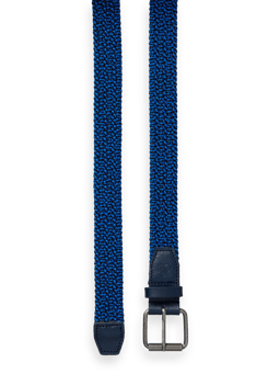 Scotch & Soda Leather-trimmed tape belt DTL1