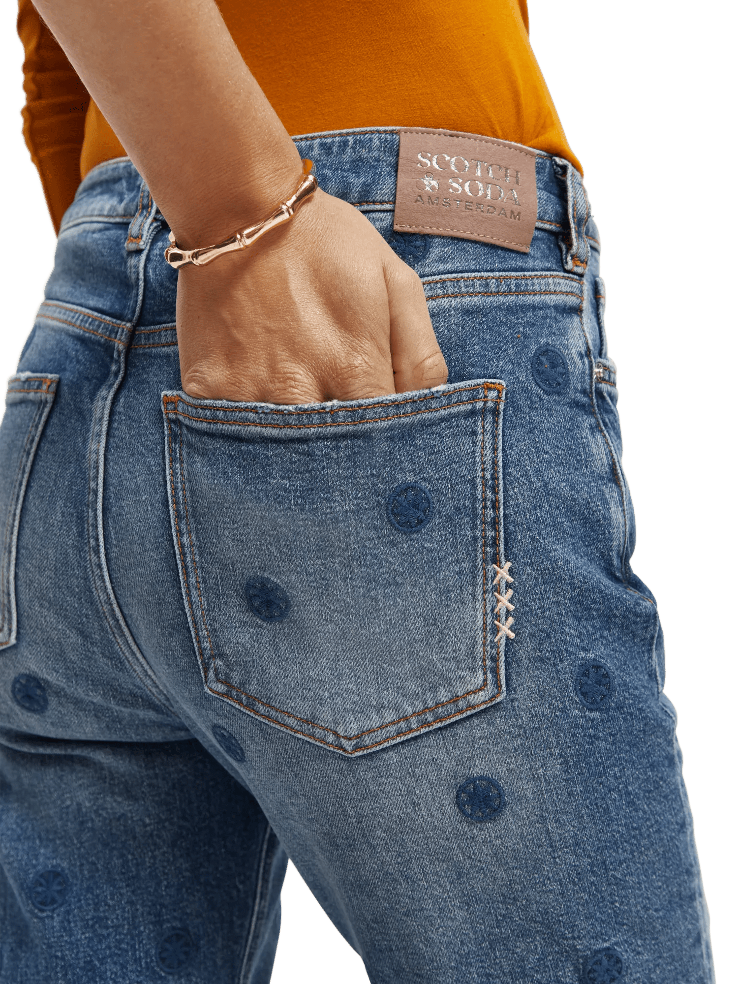 Scotch & Soda High Five high-rise slim fit jeans NHD-DTL2