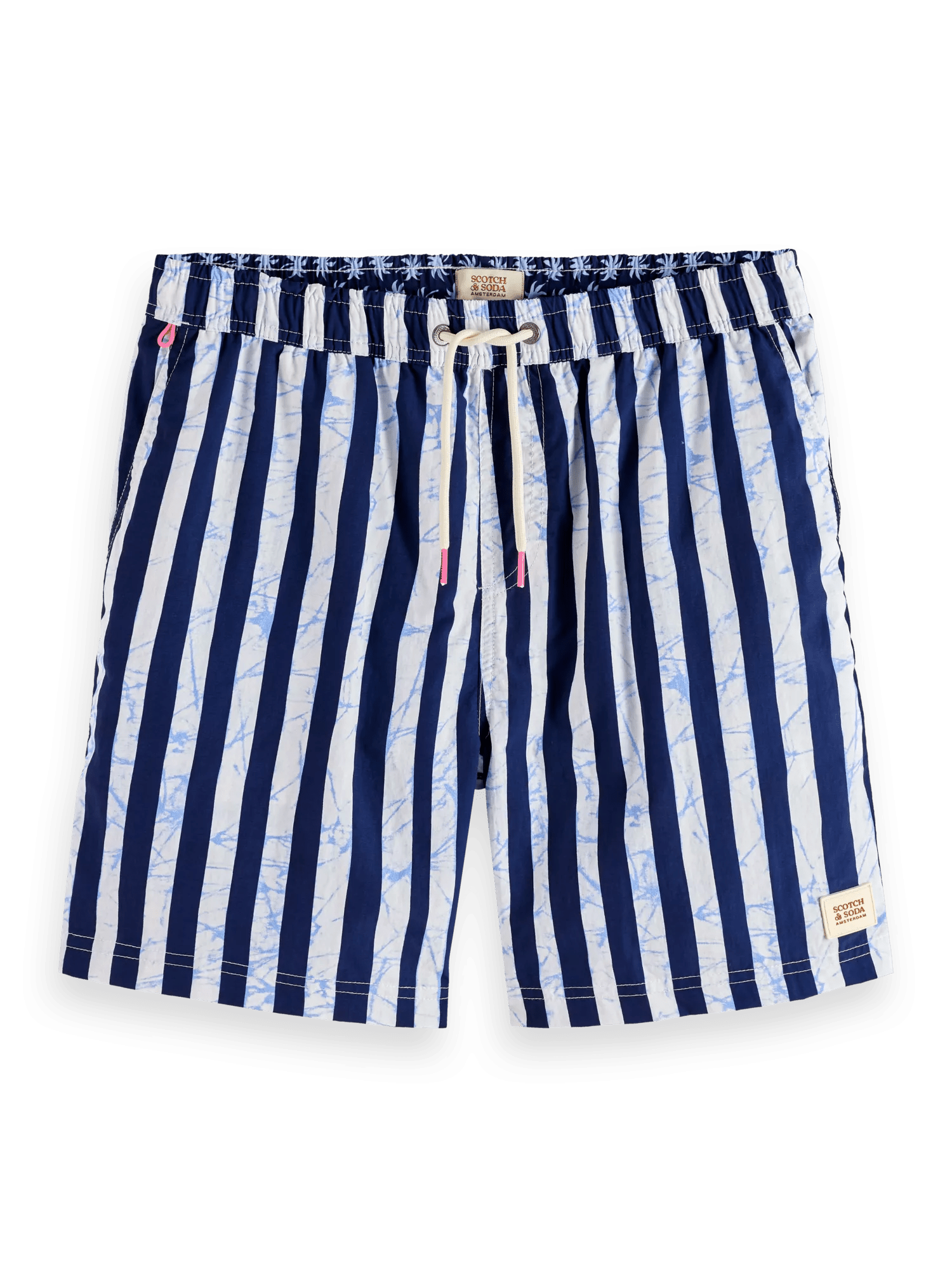 Scotch & Soda Mid length - Batik stripe Printed swimshort FNT