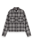 Scotch & Soda Boxy checked flannel shirt NHD-CRP