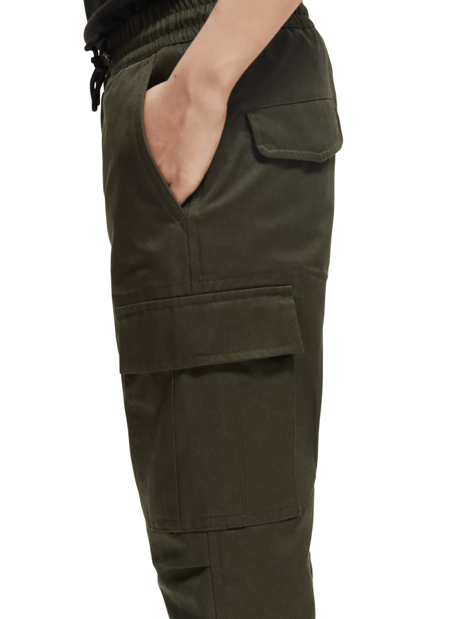 Scotch & Soda Loose tapered-fit organic cotton cargo trousers NHD-DTL1
