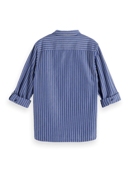 Scotch & Soda Striped organic cotton shirt with sleeve adjustment BCK