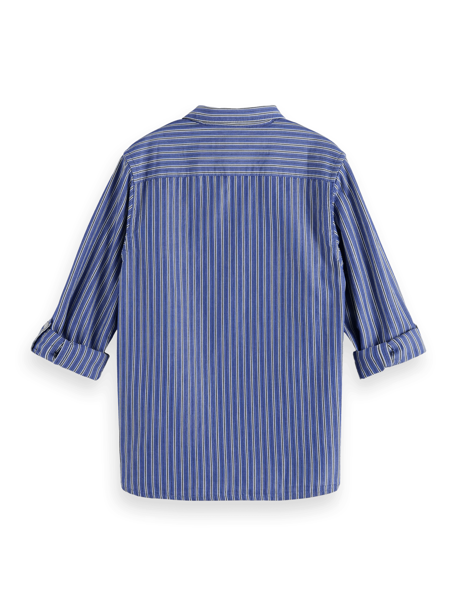 Scotch & Soda Striped organic cotton shirt with sleeve adjustment BCK