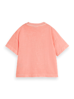 Scotch & Soda Loose fit garment-dyed T-shirt BCK