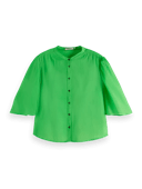 Scotch & Soda Cotton In Conversion flutter sleeve shirt NHD-CRP