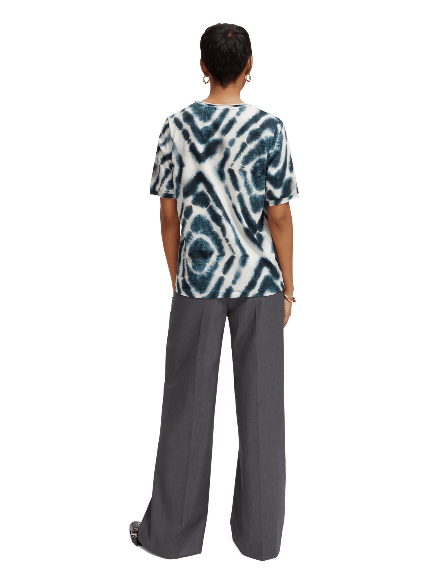 Scotch & Soda Relaxed fit T-shirt met print MDL-BCK