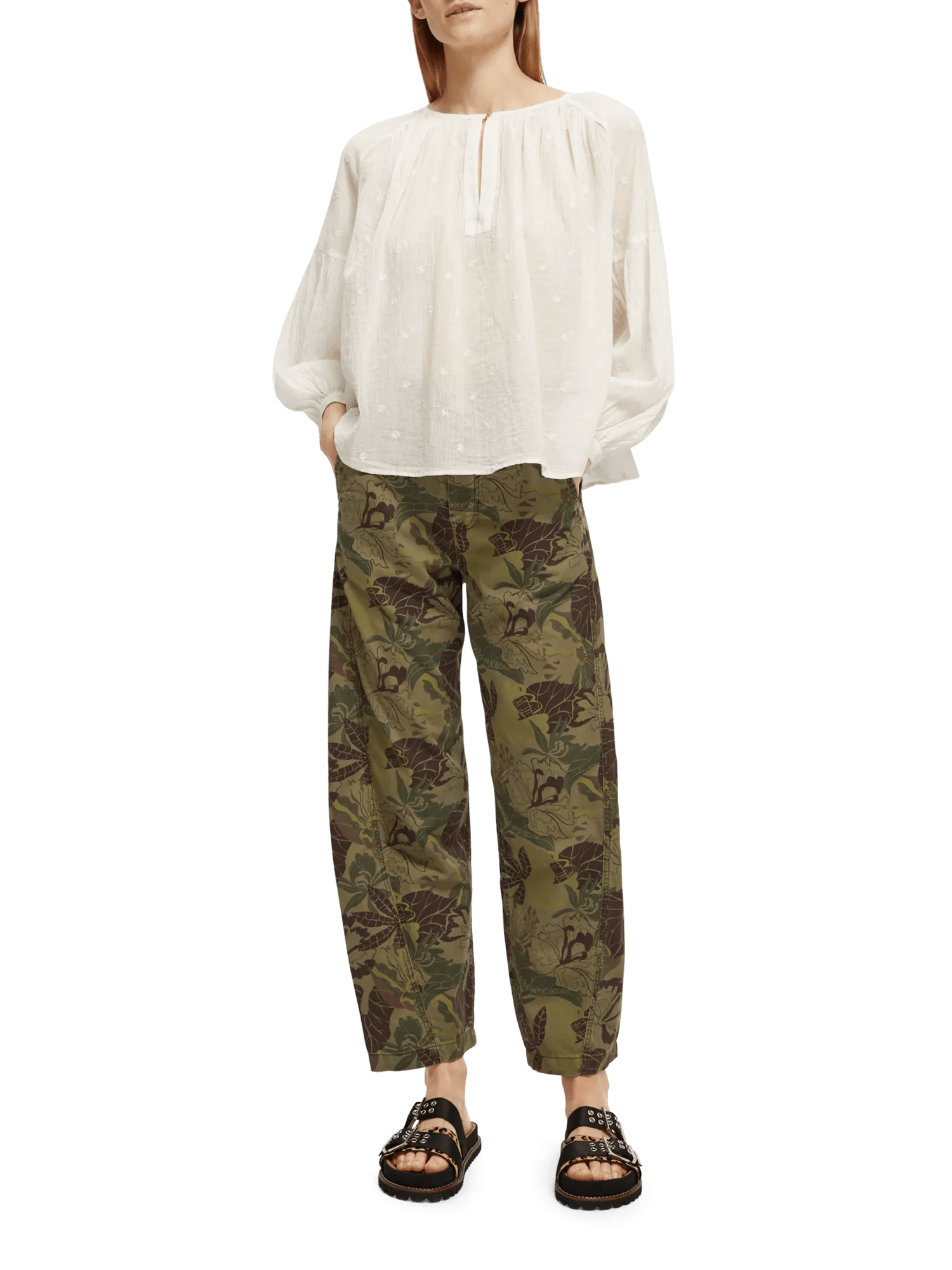 Scotch & Soda Embroidered blouse NHD-FNT